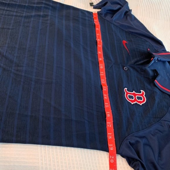 Nike Baseball Dri-Fit Boston Red Sox Polo Shirt - Picture 6 of 10